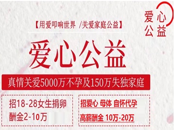 宿松捐卵助孕生子 爱心志愿者招募